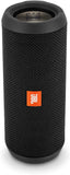 JBL Flip 3 Stealth Waterproof Portable Bluetooth Speaker with Rich Deep Bass (Black), Without Mic