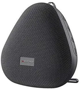 Lumiford Blackstone High Bass 5W Portable Wireless Bluetooth Speaker with Hands Free Calling Mic, IPX7 & Micro SD Card, 15 Hours Battery Life (Black)